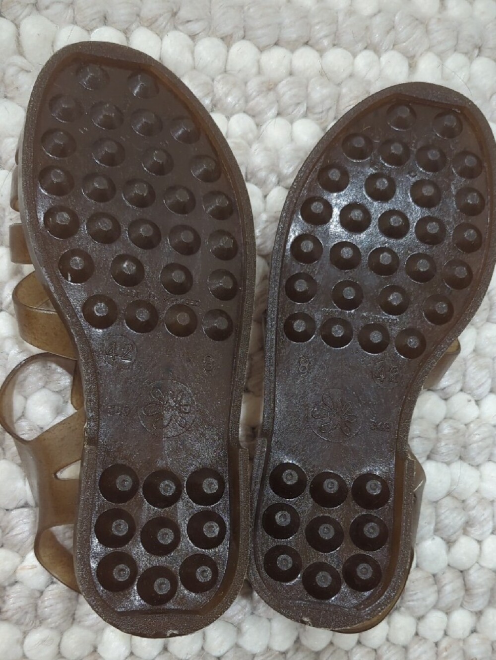NEW Plasticana Women’s Hemp Jelly Fisherman Sandals 43 Women's 11+ - Picture 5 of 11